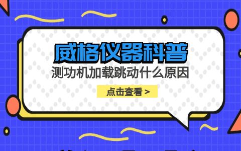 威格儀器-測功機加載跳動(dòng)什么原因插圖